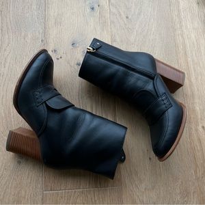 Loewe Ankle Leather Loafer Boot 38